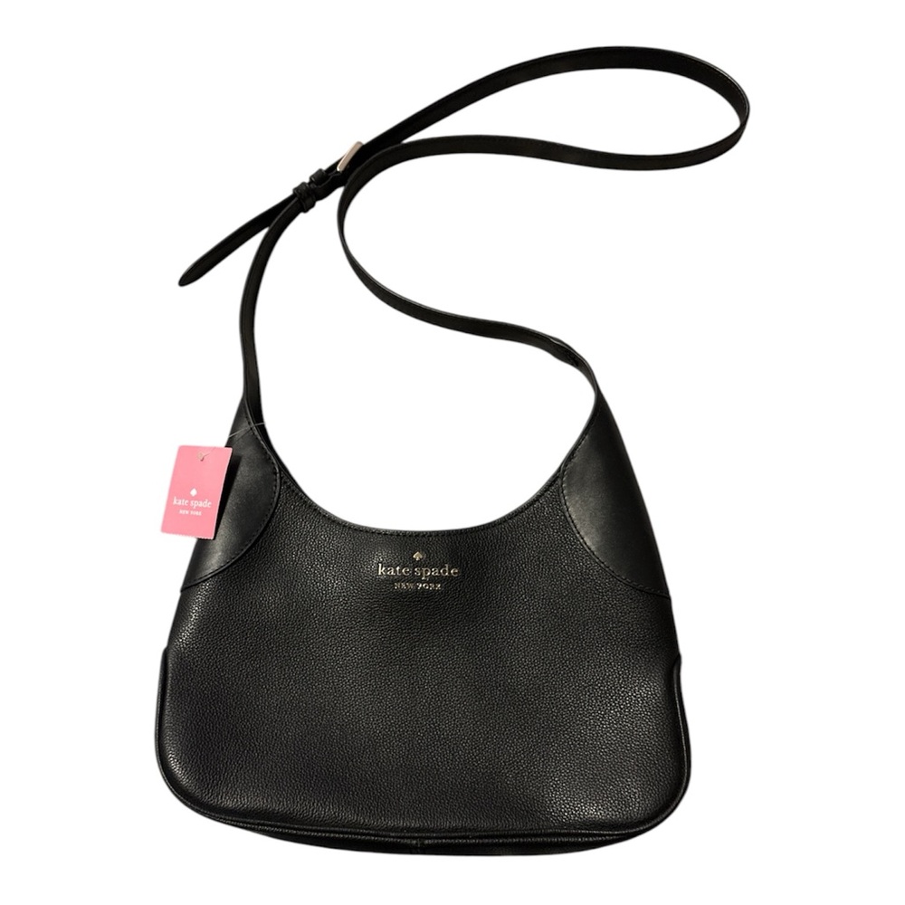 Kate Spade New York Aster Leather Small Crossbody Shoulder Bag Black NWT